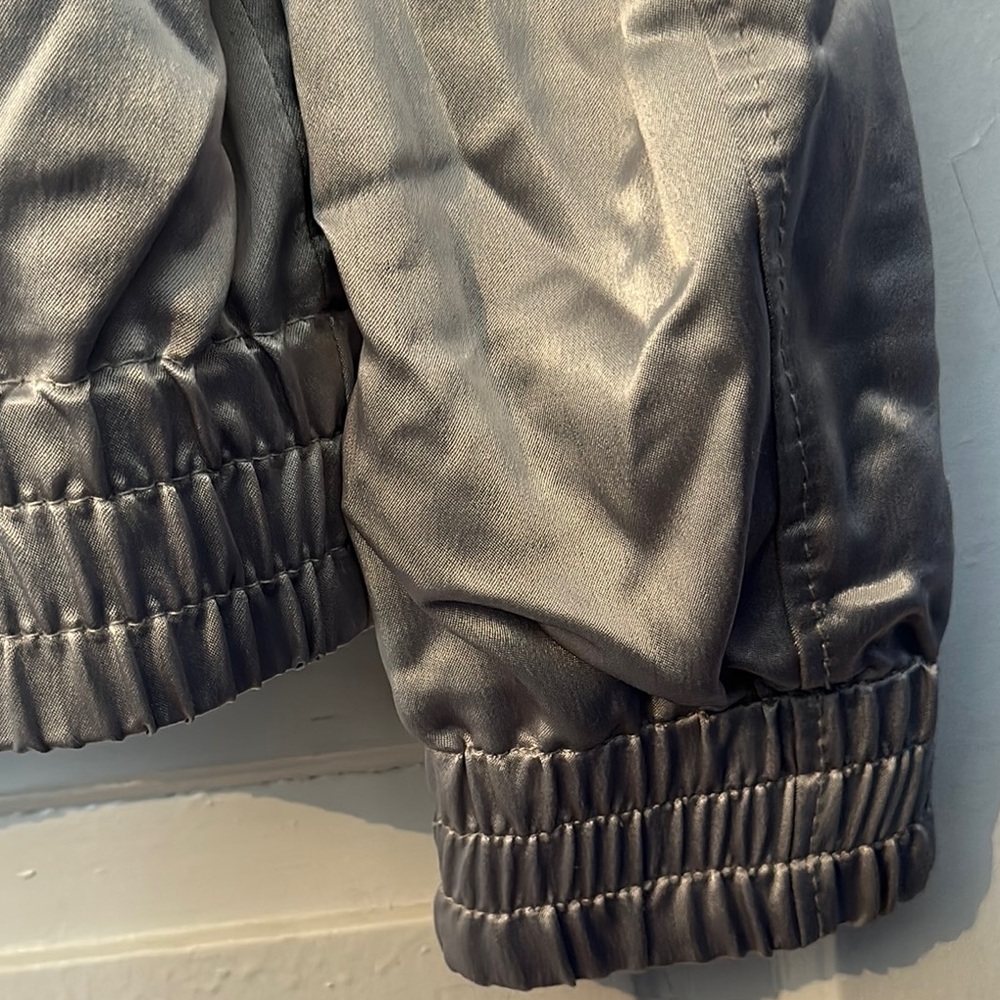 M—Silver Bomber Jacket - Picture 8 of 16